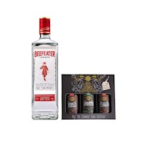 Gin Beefeater London 700 Ml + Kit Botanicos Refill